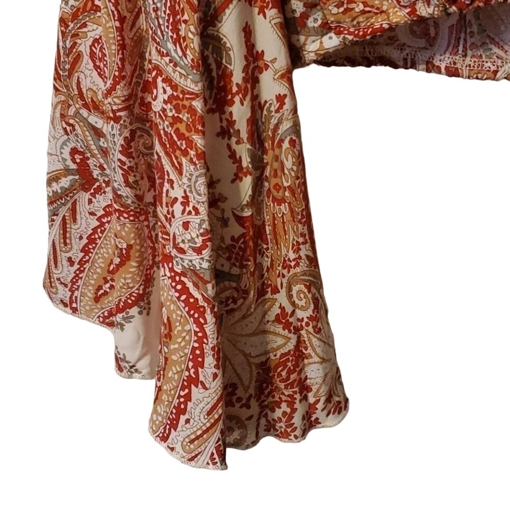 Kendall + Kylie Boho Bell-sleeve Blouse NWT, XS - Picture 5 of 6